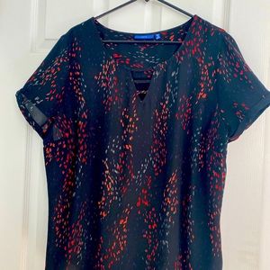 Ladies cap sleeve blouse